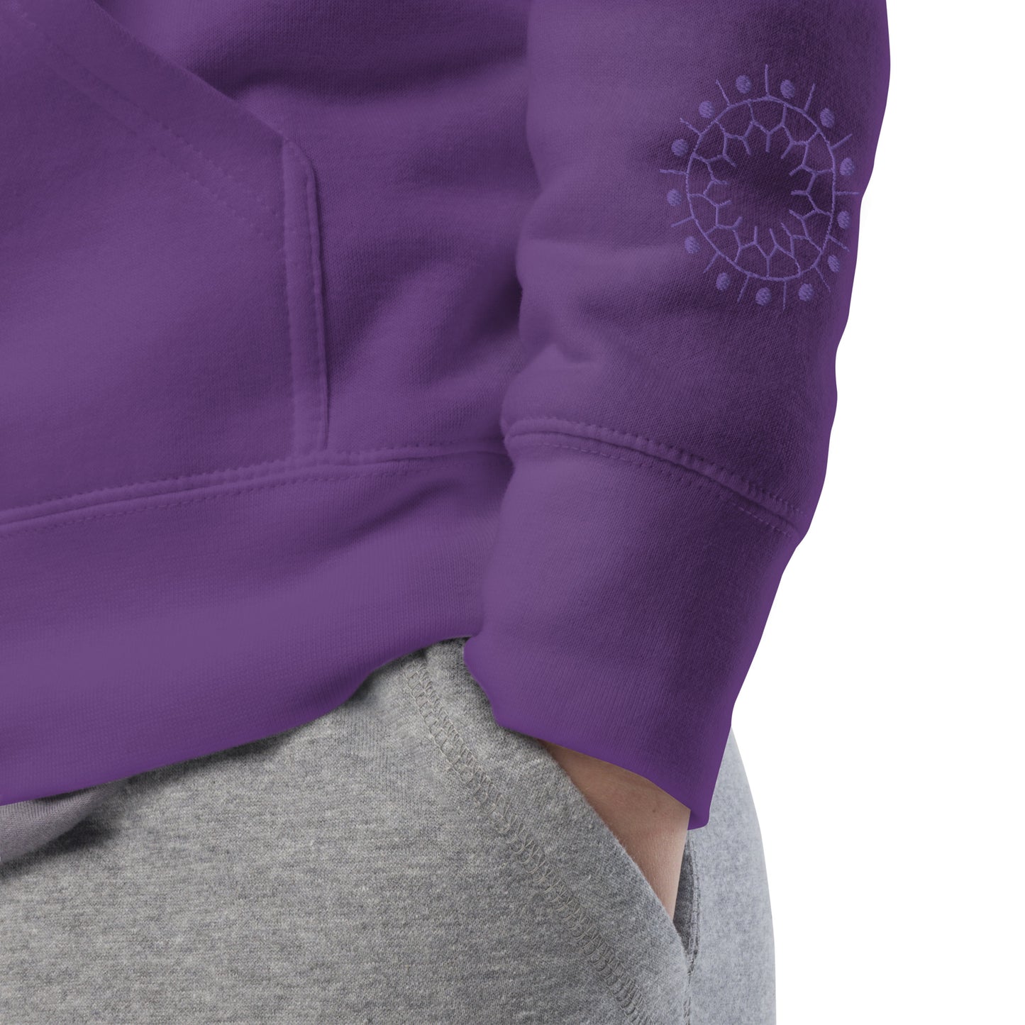 "Batok" Royalty Stealth Hoodie Purple